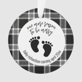 Ornamento Mais uma razão para ser o anúncio de gravidez Feli