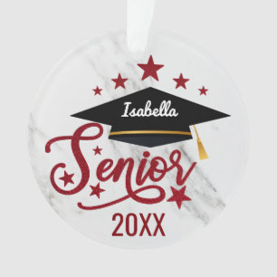 Ornamento Mais velho de Graduação de Nome Personalizado El