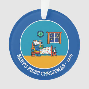 Ornamento Maisy Ready for Bed Blue Pajamas