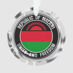 Ornamento Malawi Round Emblem