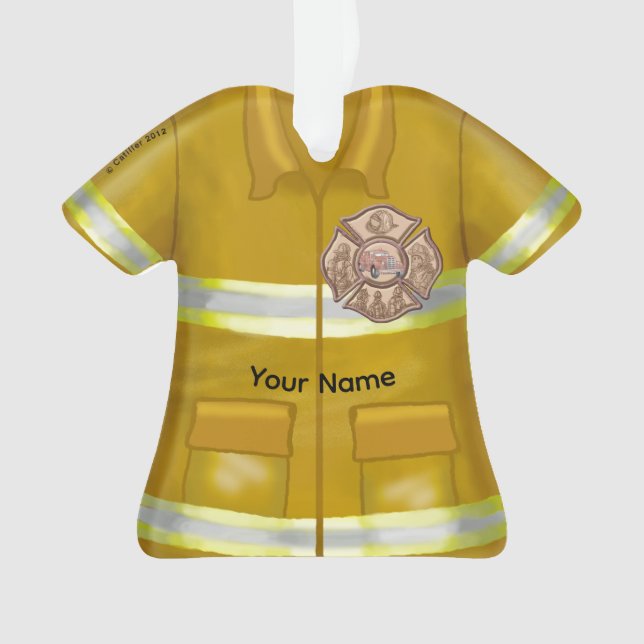 Ornamento Maltese Cross  Firefighter ornament  (Frente)