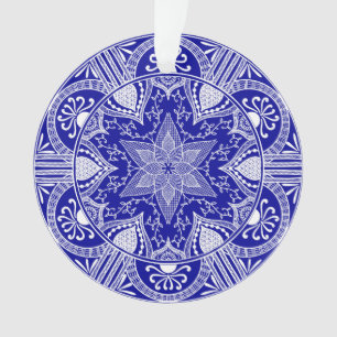 Ornamento Mandala da safira