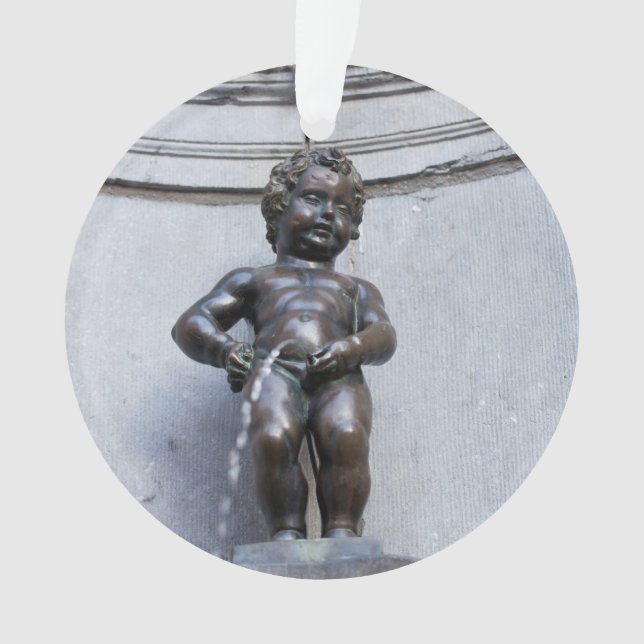 Ornamento Mannekin Pis em Bruxelas (Frente)