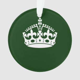Ornamento MANTER CALM CROWN em Verde Personalizar Isso