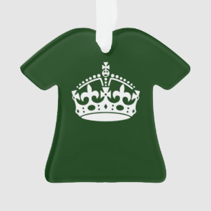 Ornamento MANTER CALM CROWN em Verde Personalizar Isso