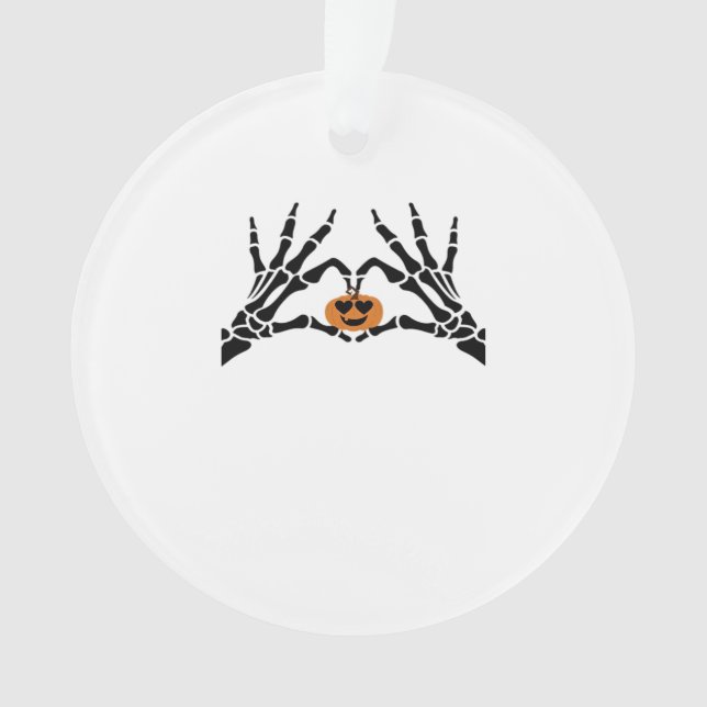 Ornamento Mãos Cardíacas Loucas Clássicas (Frente)