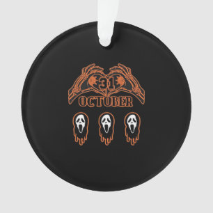 Ornamento Mãos De Esqueleto Para O Halloween Clássico