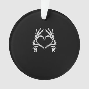 Ornamento Mãos do Coração de Esqueleto - Halloween - Mãos de