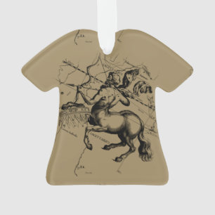 Ornamento Mapa da constelação Sagitarius por Hevelius