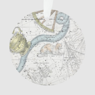 Ornamento Mapa da placa XXVI das constelações