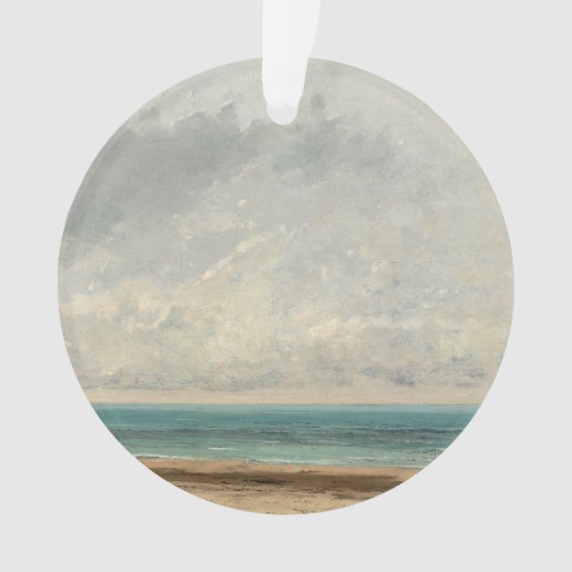 Ornamento Mar Calmo - Gustave Courbet (Frente)