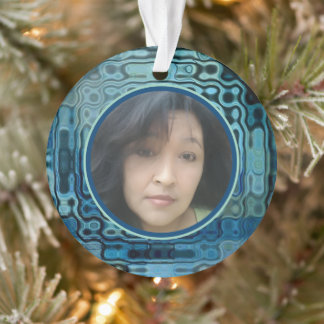 Ornamento Maravilha Azul de Gelo