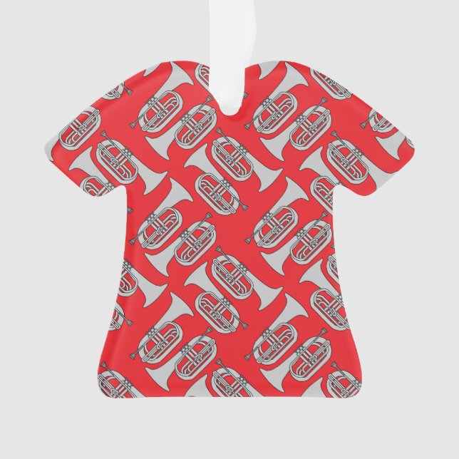 Ornamento Marching Baritone Crosshatch (Frente)