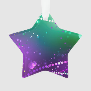 Ornamento Mardi Gras Festivo Purple Background