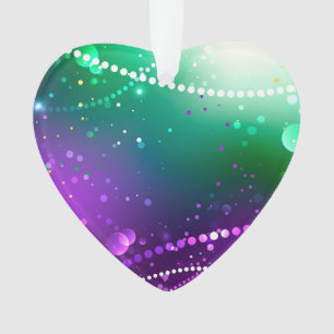 Ornamento Mardi Gras Festivo Purple Background