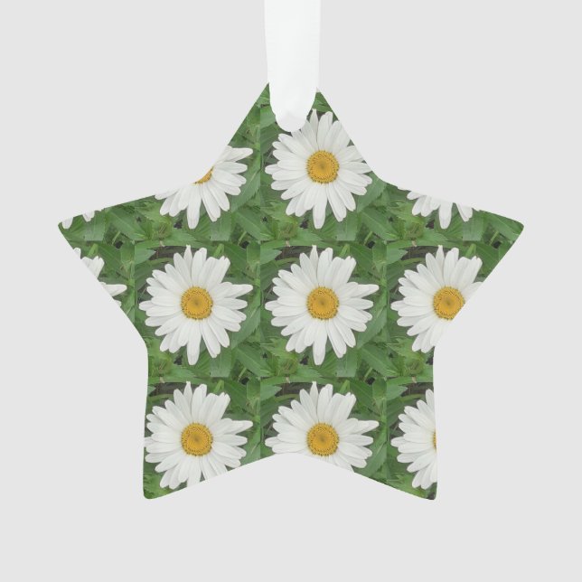 Ornamento Margarida Branca (Frente)