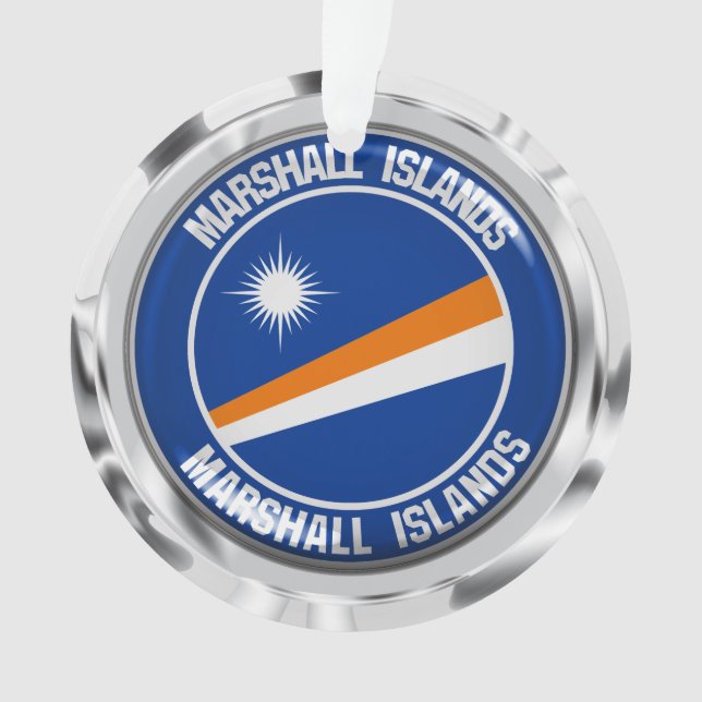Ornamento Marshall Islands Round Emblem (Frente)
