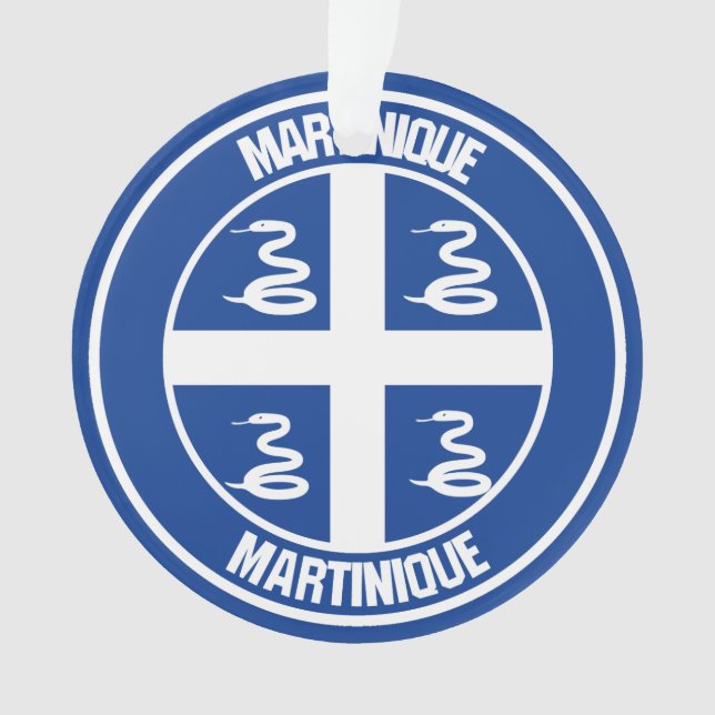 Ornamento Martinique Round Emblem (Frente)