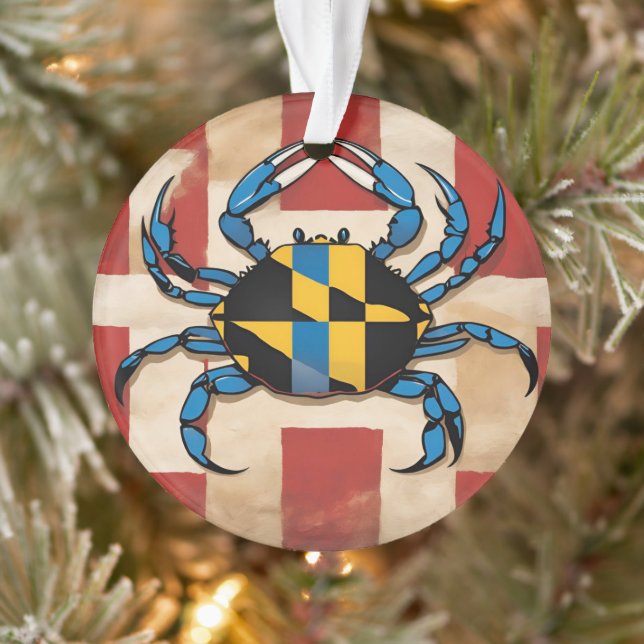 Ornamento Maryland Blue Crab (Árvore)