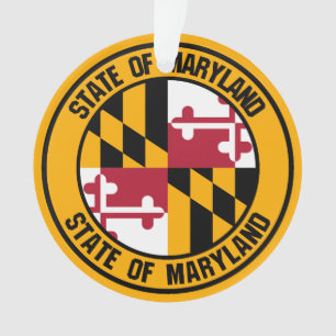 Ornamento Maryland Round Emblem