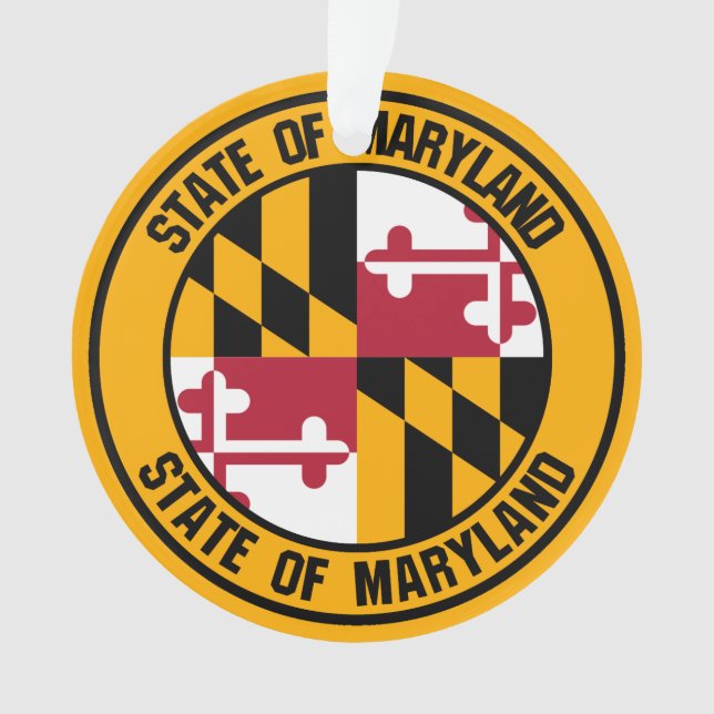 Ornamento Maryland Round Emblem (Frente)