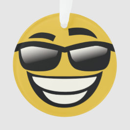 Ornamento mau ao emoji do osso