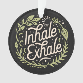 Ornamento Meditação de saúde mental cita estética boho