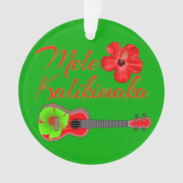 Ornamento Mele Kalikimaka (Frente)