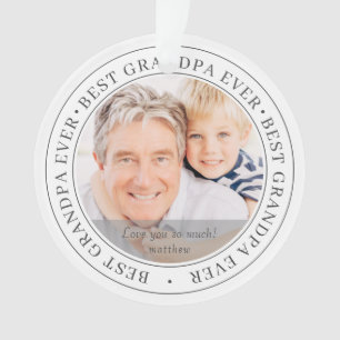 Ornamento Melhor Avô Alguma Vez Moderna Foto Clássica