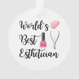 Ornamento Melhor esteticista do mundo