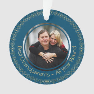 Ornamento MELHOR FOTO Personalizada DE AVÓS Natal