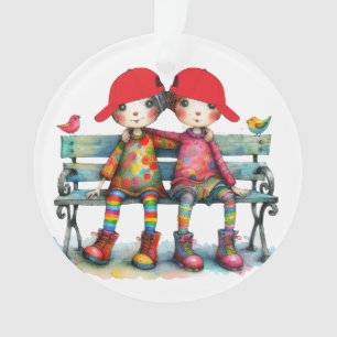 Ornamento Melhor Irmão/Amigo/Relativo do Mundo