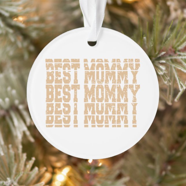 Ornamento Melhor Mamãe, dia de as mães (Árvore)