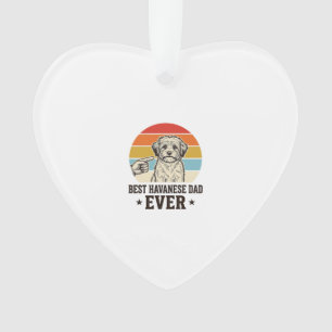 Ornamento Melhor Pai Havanese de Todos os Tempos Camisa de C