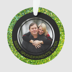 Ornamento MELHORES AVÓS JÁ Brilho Verde Natal
