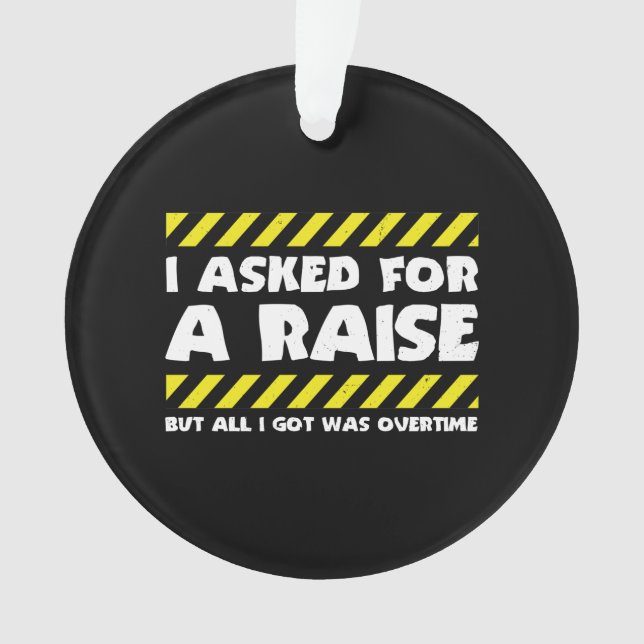 Ornamento Memória de Trabalho Engraçado - Trabalhando na Fáb (Frente)