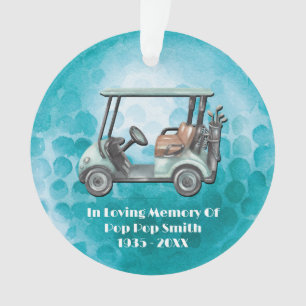Ornamento Memória Golfer Loving Memorial Golf