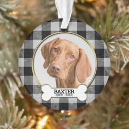 Ornamento Memorial de Fotos Pet da Família