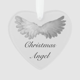 Ornamento memorial do anjo paraíso de Natal