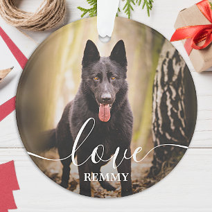 Ornamento Memorial do Pet do Cachorro Personalizado 2