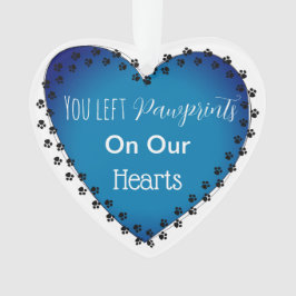 Ornamento Memorial Pet Heart Keepape