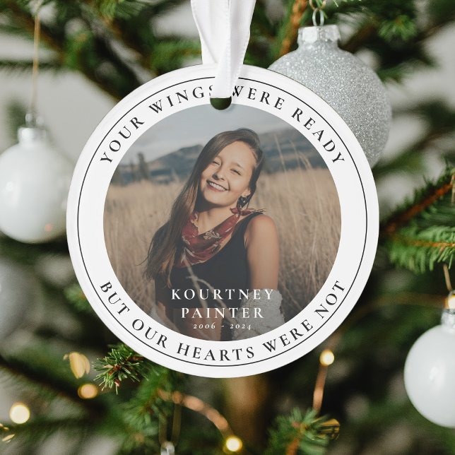 Ornamento Memorial Photo Lembrance Tributo Natal (Criador carregado)