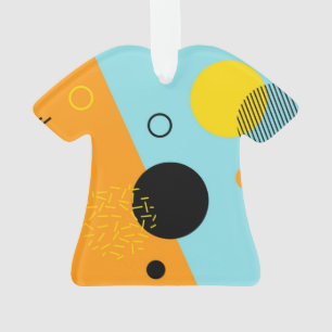 Ornamento Memphis, hipster, tendências, ilustração legal art