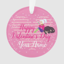 Ornamento Menina apaixonada