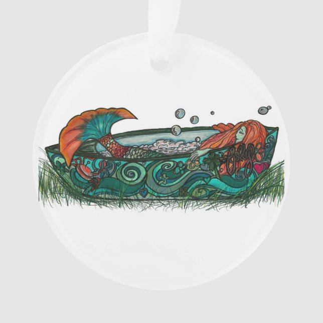 Ornamento menina insensata (Frente)