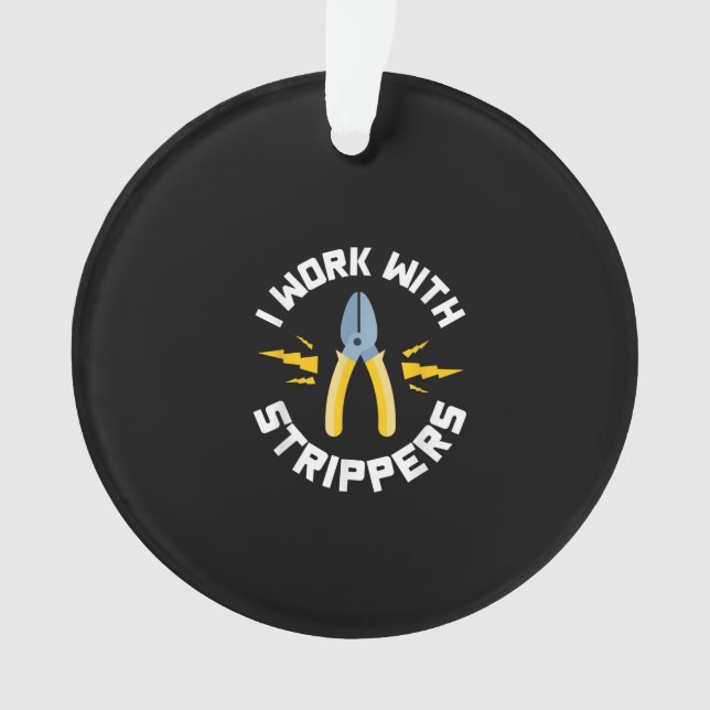 Ornamento Mens I Trabalha Com A União Eletrônica (Frente)