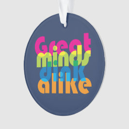 Ornamento Mentes de Excelente de picleball não se importam