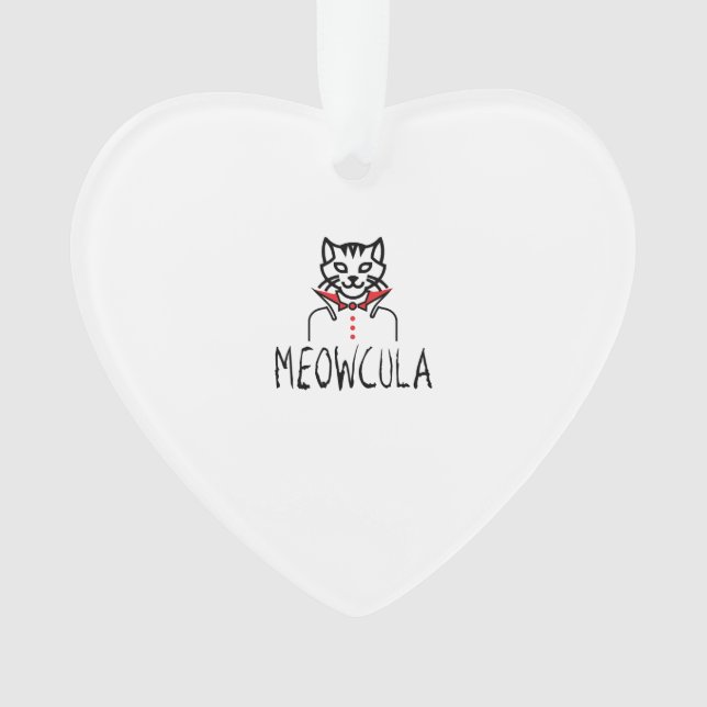Ornamento Meowcula Halloween (Frente)