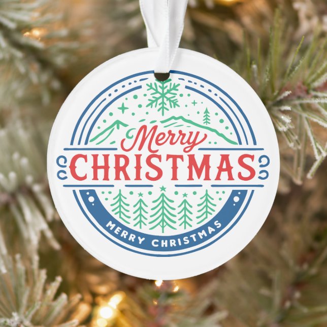 Ornamento Merry Christmas 2 (Árvore)