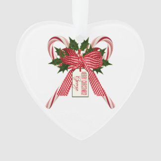 Ornamento Merry Christmas Candy Candy Cannes Name
